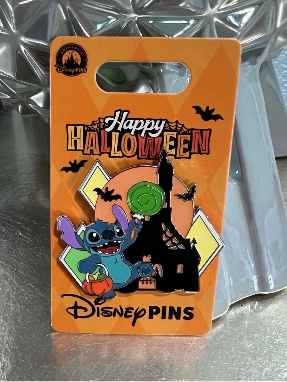 Disney Parks Stitch Happy Halloween Pin -